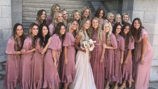 How many bridesmaids are too many?