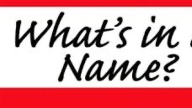 Do you try to learn whole names of people nowadays?