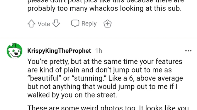 What do you think of this comment on Reddit?