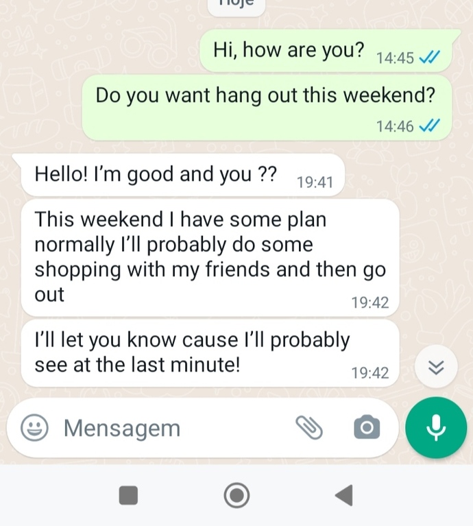 Do you think a girl is not interested for a second date?