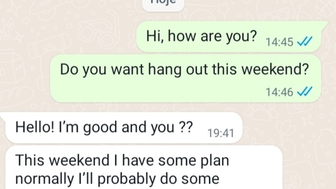 Do you think a girl is not interested for a second date?