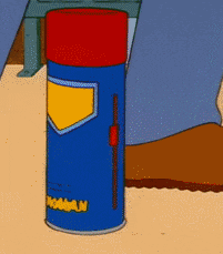 How would you react if you witnessed someone use a small can of WD-40 to open a large can of WD-40?