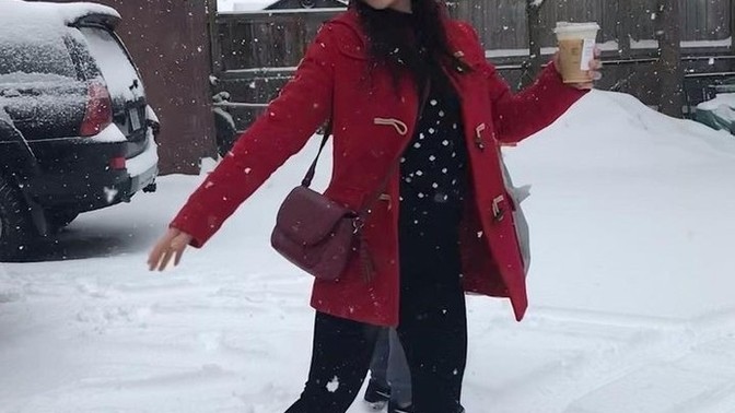 It's was a lot of snow this morning! Do you like the snow?