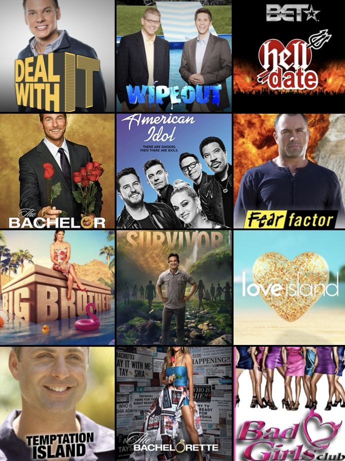 If you ABSOLUTELY HAD to participate as a contestant in one of these shows in the pics BELOW, which would you choose?