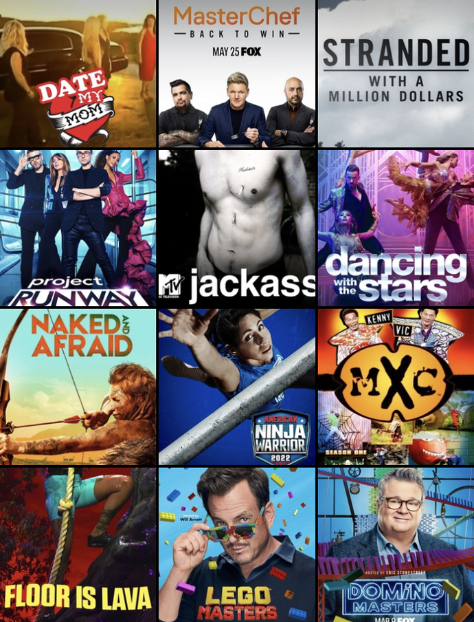 If you ABSOLUTELY HAD to participate as a contestant in one of these shows in the pics BELOW, which would you choose?