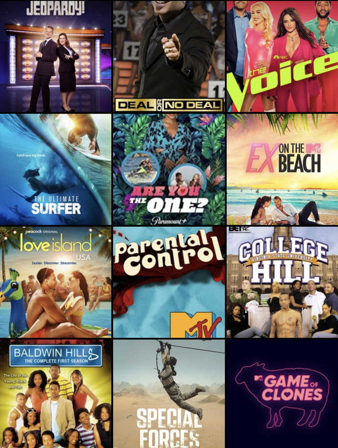 If you ABSOLUTELY HAD to participate as a contestant in one of these shows in the pics BELOW, which would you choose?