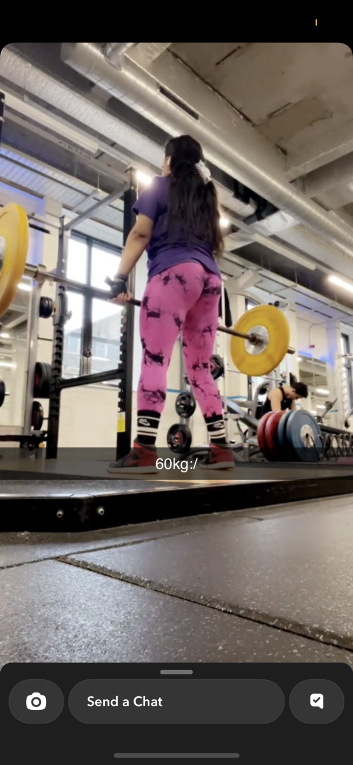 If a girl posts this of her lifting 60kg for 12 reps would you think it’s for attention?