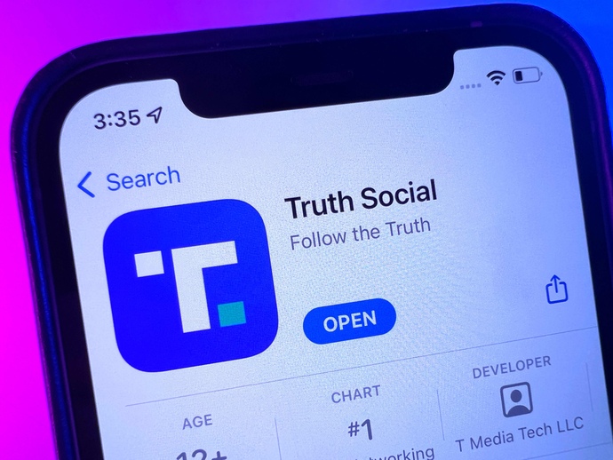 Should Truth social be banned from the app stores because it Brainwashes people?