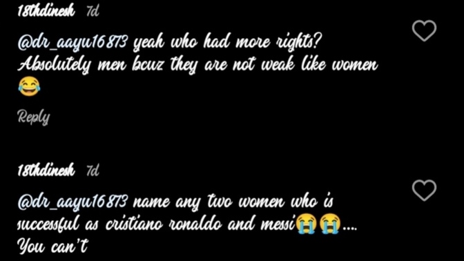Do men think that low of women?