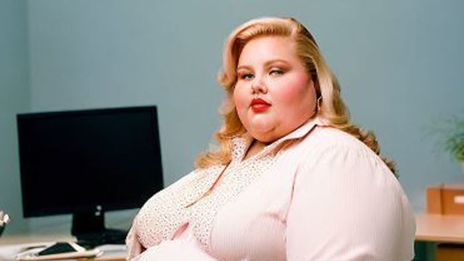 Does she look like a serious businesswoman? Is this a good picture for a businesswoman?