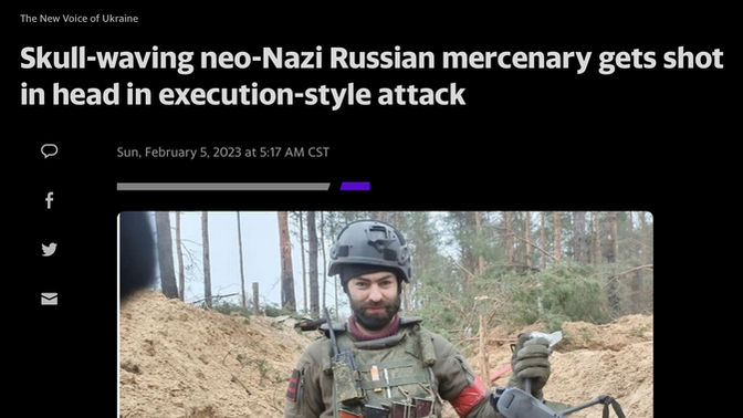 Wait…I thought Russians were “fighting” Neo Nazism?