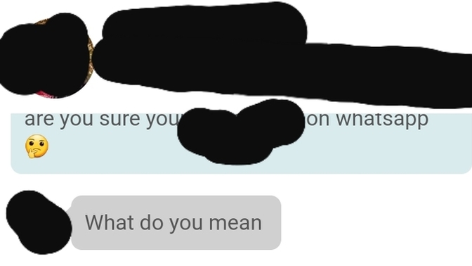 Who was wrong here (messages)?