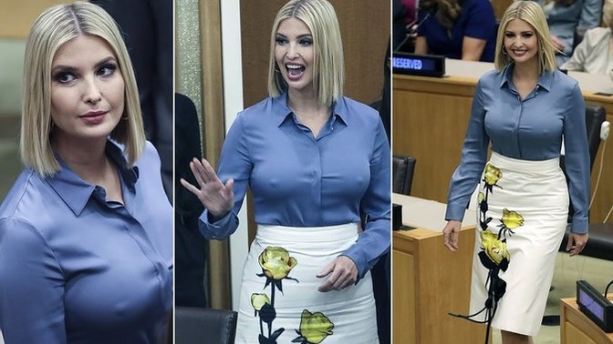 Ivanka Trump. Why do jealous leftwingers really hate her so much when she's one of the reasons Americais so great?