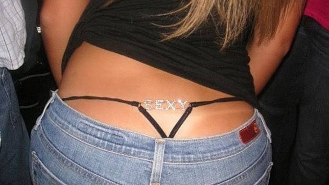 Showing Panty is a fashion or just passion for some girl's, girl's please share your valuable view's?