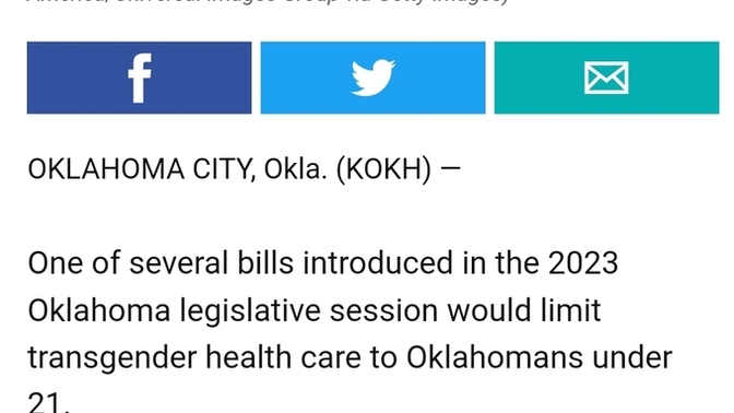 Oklahoma Gov, Sparks Protest over the Banning of Children being able to have a full permanent sex change, is he wrong or right?