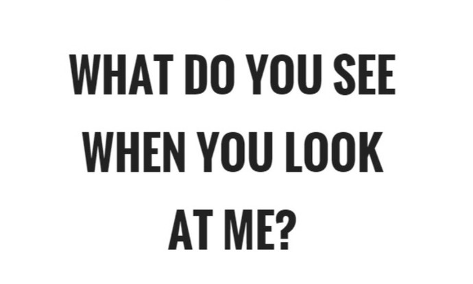 Why are we one of the only living species on this planet, to care so much about what we look like, especially when it comes to other people?