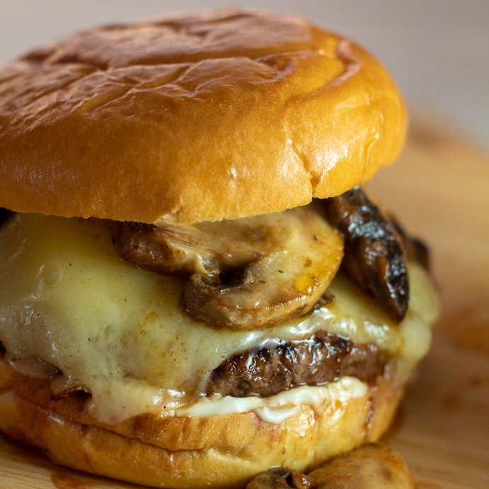 What in your opinion is the best cheese to put on a burger (are you prepared to get hungry?)?