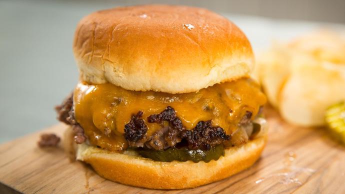 What in your opinion is the best cheese to put on a burger (are you prepared to get hungry?)?