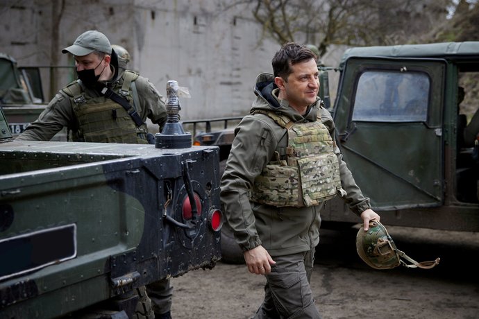 How can anyone respect or take the Ukrainian president seriously when he doesn't even bother to wear a suit?