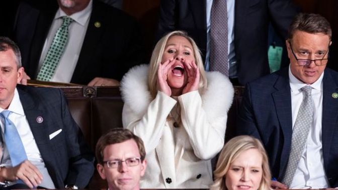 Marjorie Green interrupts president Biden yelling "liar" during the state of the union. Do you think a president should be respected as he speaks?