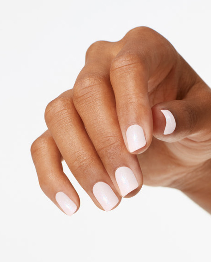 Which of these nail polish would look best on nails when wearing a minty green blouse top?