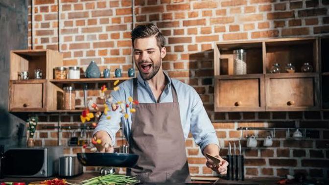 Wouldn't ''a way to a man's heart is through his stomach'' fail if he's a great cook himself?