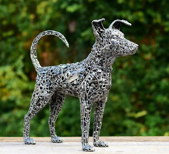 Which of these Recycled Metal Sculptures created by Brian Mock is your favorite?