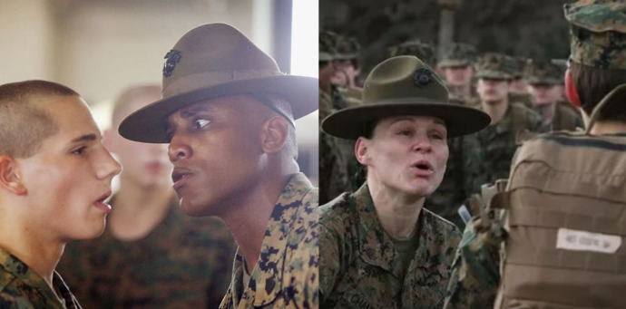 The U. S. Marines may be asked to stop using sir or maam while addressing drill instructors to avoid misgendering them?