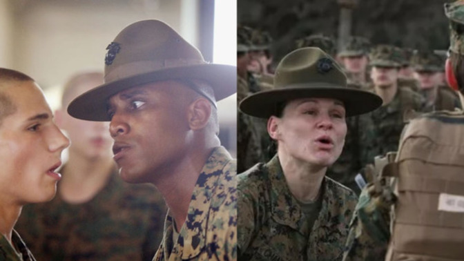 The U. S. Marines may be asked to stop using "sir" or "ma'am" while addressing drill instructors to avoid misgendering them?