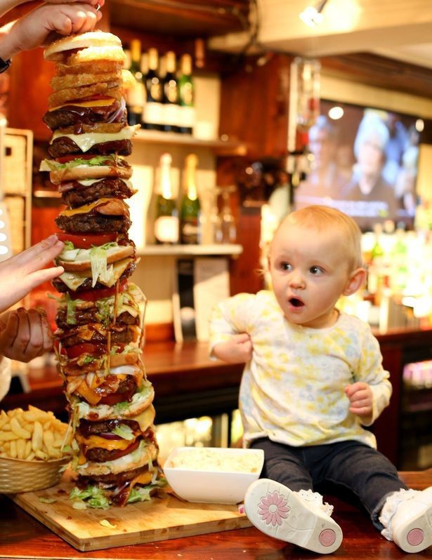 A burger should not be higher than half its diameter. Agree?