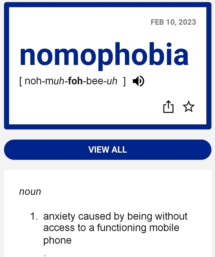 Do you suffer from nomophobia?