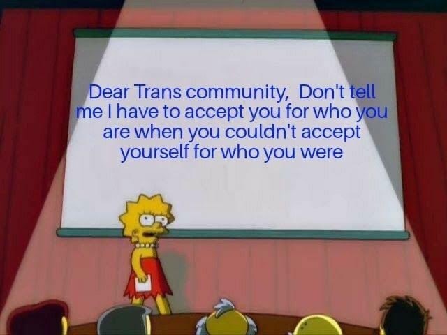 Do you support the transgender community?