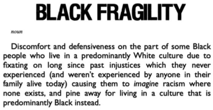 Your opinion on black fragility?