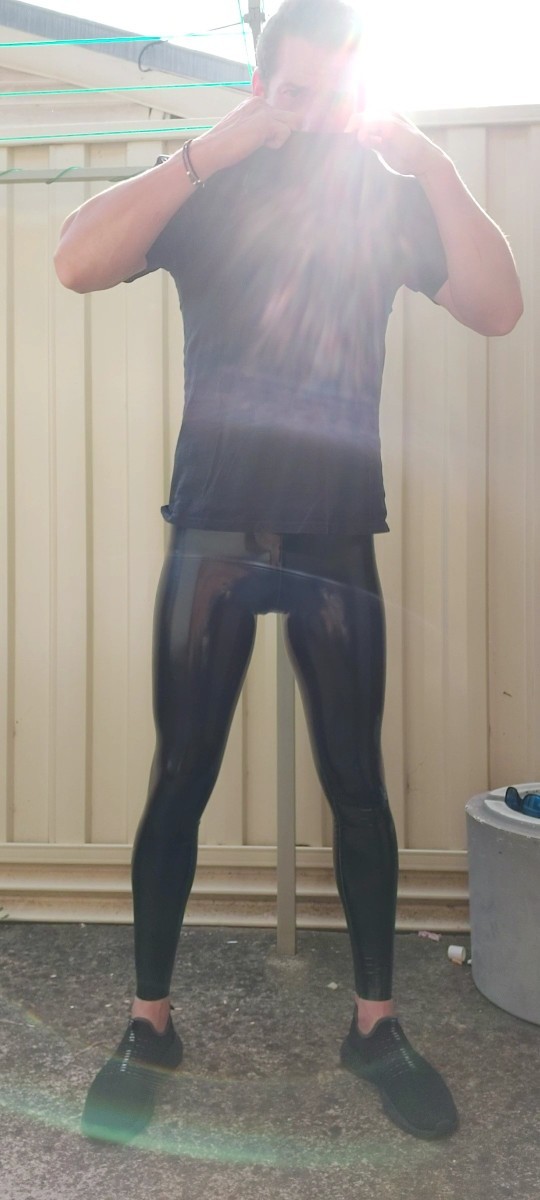 I wear latex leggings for exercise and walks or whenever I feel like doing so. What are your thoughts?