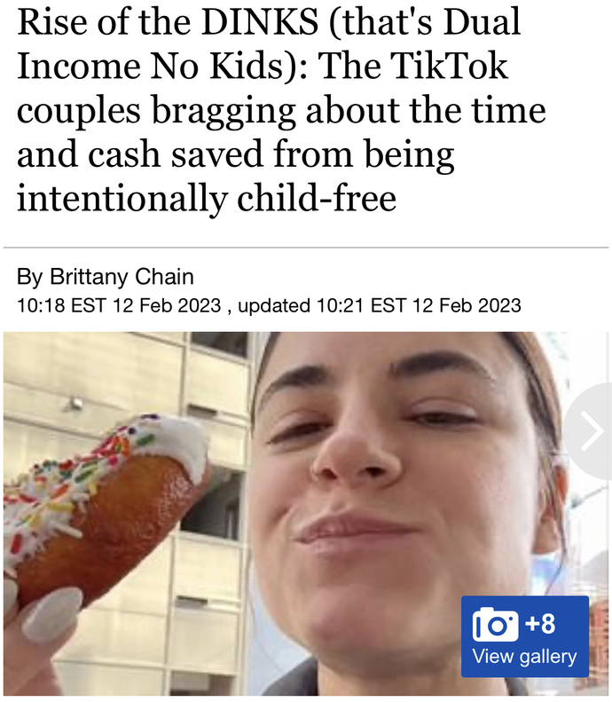 What is your opinion on DINKs?