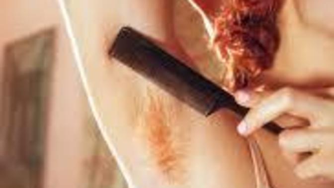 A woman's armpits?