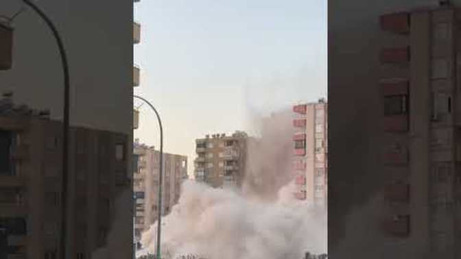 What you think about the way a building falls down in Turkey after Earthquake?
