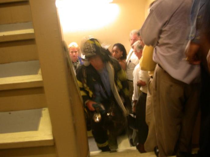 Thoughts on these photographs taken within the World Trade Center during 9/11?