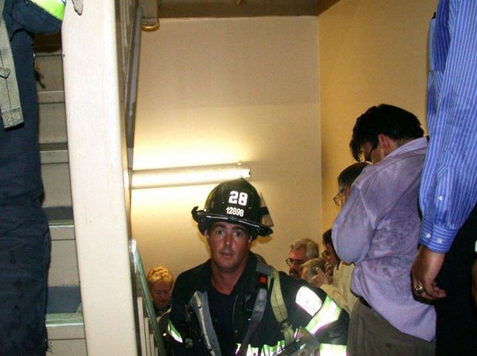 Thoughts on these photographs taken within the World Trade Center during 9/11?