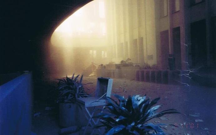 Thoughts on these photographs taken within the World Trade Center during 9/11?