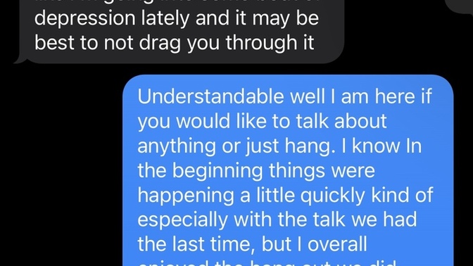 Me and this guy are in a situation, did I reply to him the right way?