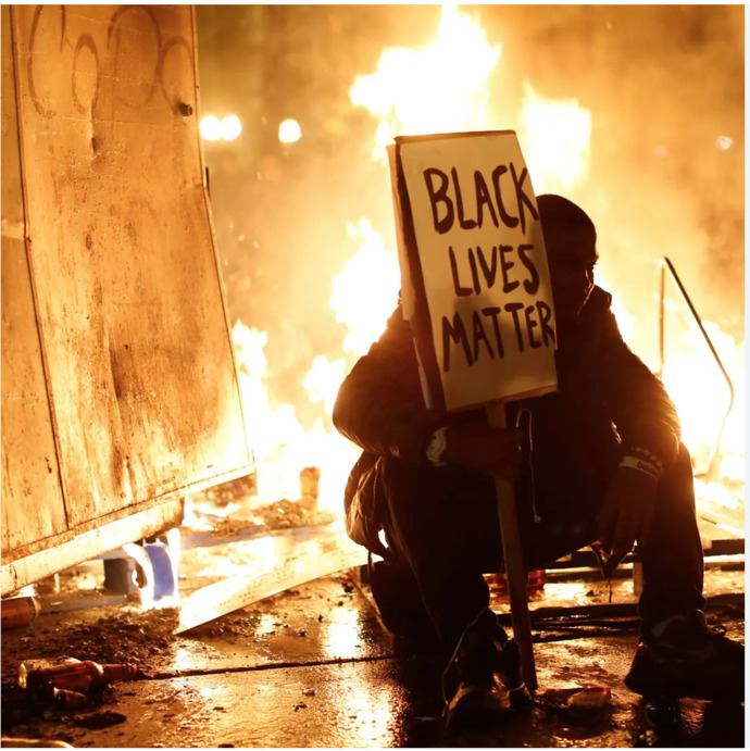 When you hear the phrase black lives matter what is the first thing that comes to your mind?
