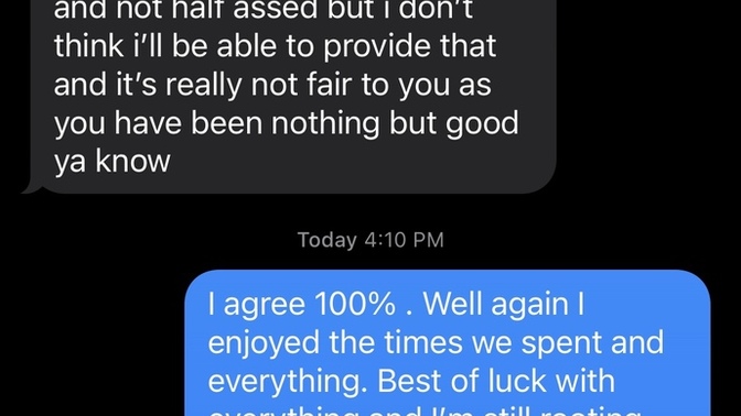 Situation with a guy, hoe should I respond to this?