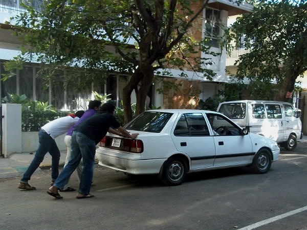 Have you ever had to push-start a vehicle?