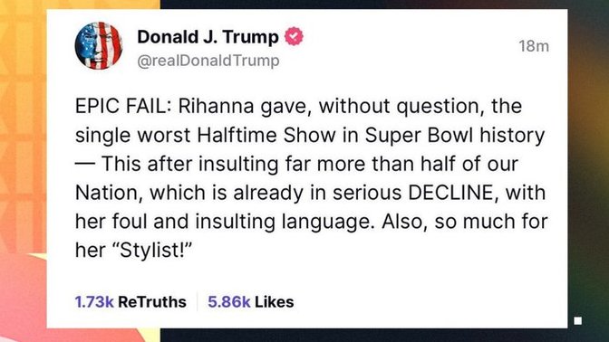 Is it a Racist dog whistle for me to say that Rhianna's half time show sucked & Wakanda 4ever sucked?