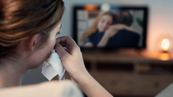 Do you show emotion when watching TV?