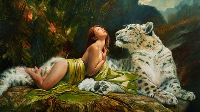 Can the beauty of humans be compared to that of animals?