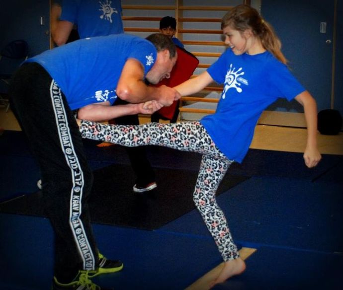 Even young girls can floor fully grown men if they hit their balls.