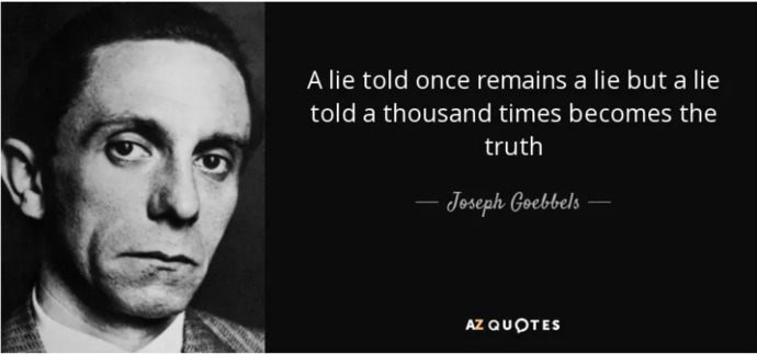 they truly believe they can trick us