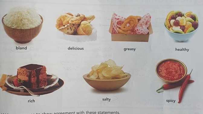 What do these mean about food?